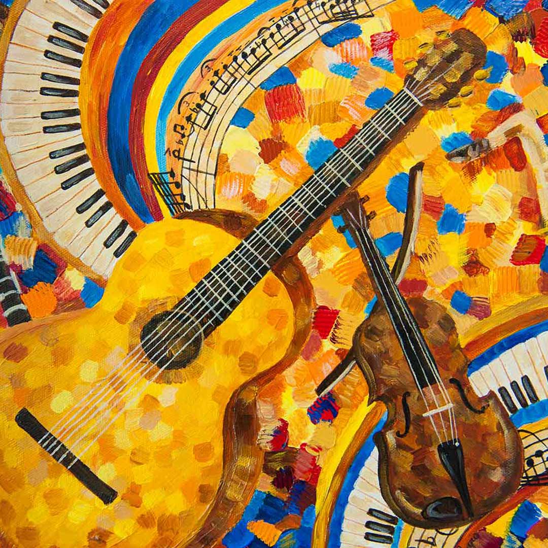 Buy painting online Singapore Exquisite Art Yulia McGrath Colours of Music