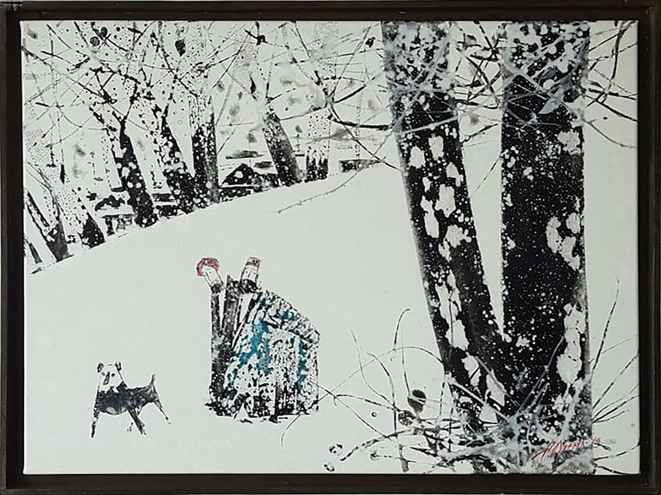 Buy painting online Singapore Exquisite Art Farrukh Negmatzade Winter