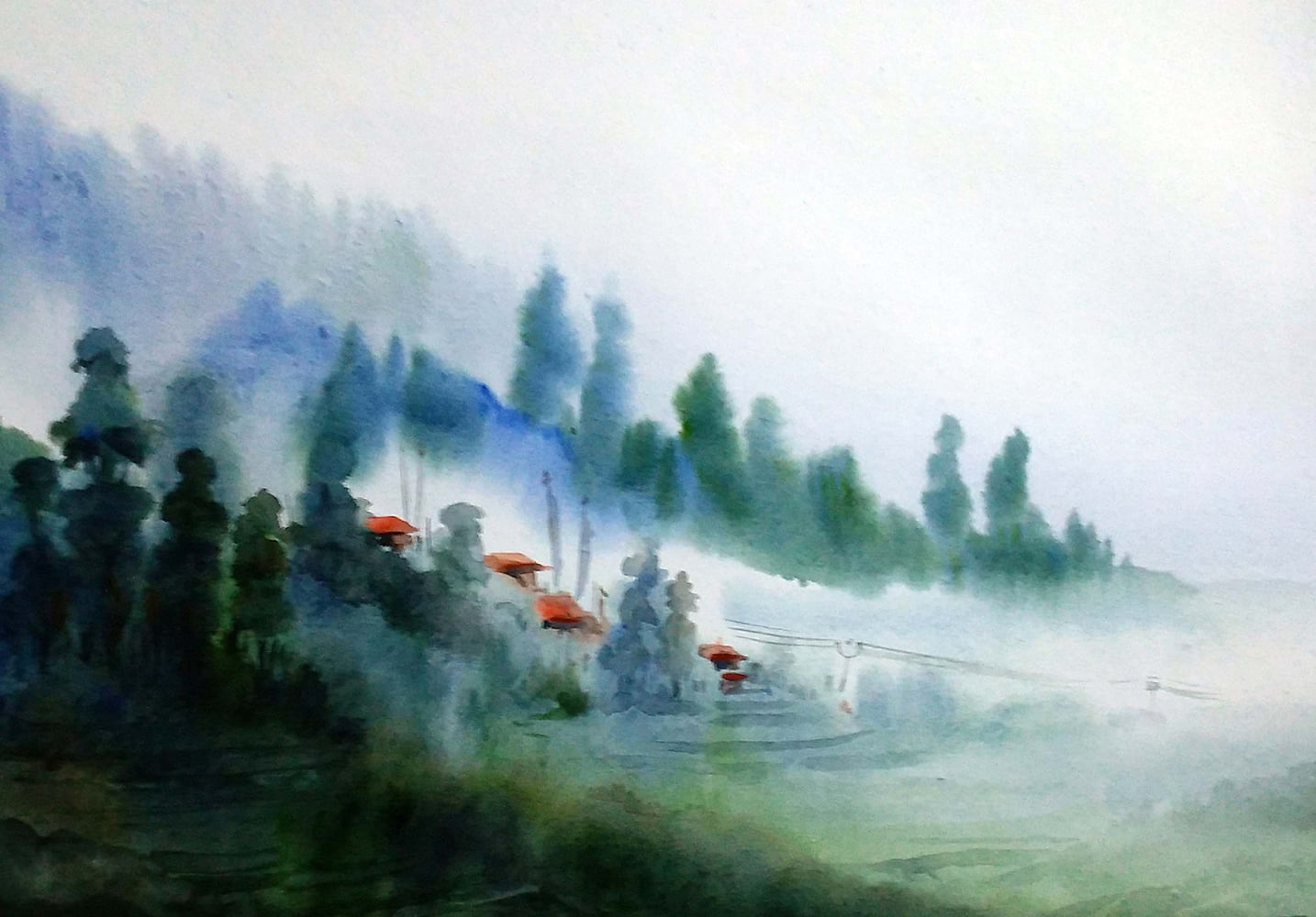 The Himalayas – The Mist and The Fog, Samiran Sarkar (India) - Exquisite Art