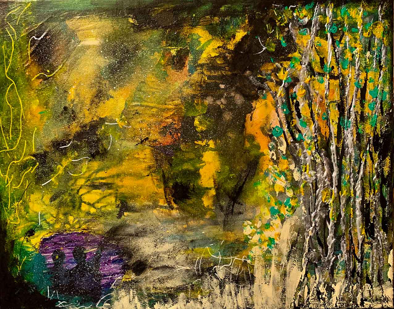 Buy painting online Singapore Exquisite Art Monica Aggarwal Autumn Serenity