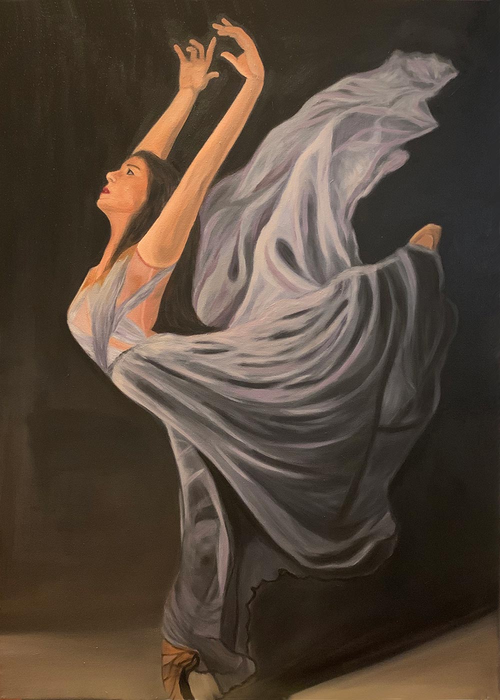 Buy painting online Singapore Exquisite Art Monica Aggarwal The Enigmatic Ballerina