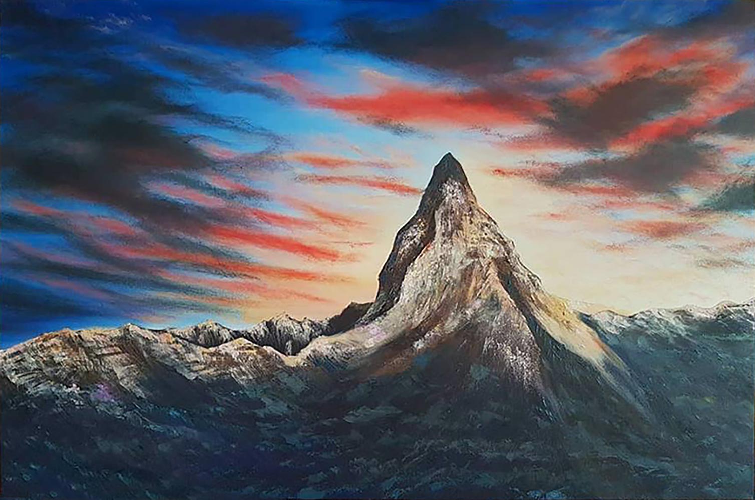 Buy painting online Singapore Exquisite Art Yulia McGrath Matterhorn